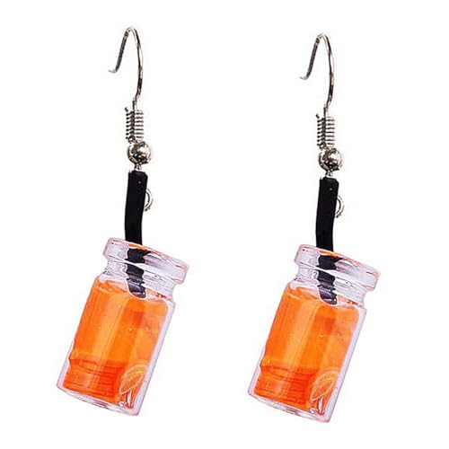 BESPORTBLE Kreative Frucht Ohrringe Damen Ohrhänger Orange Tropfen Design Langlebig Modisch Alltag Party Schmuck von BESPORTBLE