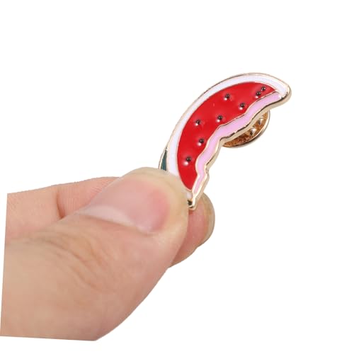 BESPORTBLE Kreative Wassermelonen brosche Damen Anstecknadel aus Langlebiger Modischer Obst design Schmuck für Kleidung Schals und Dress Clips Stilvoller Frische akzent für Damen von BESPORTBLE