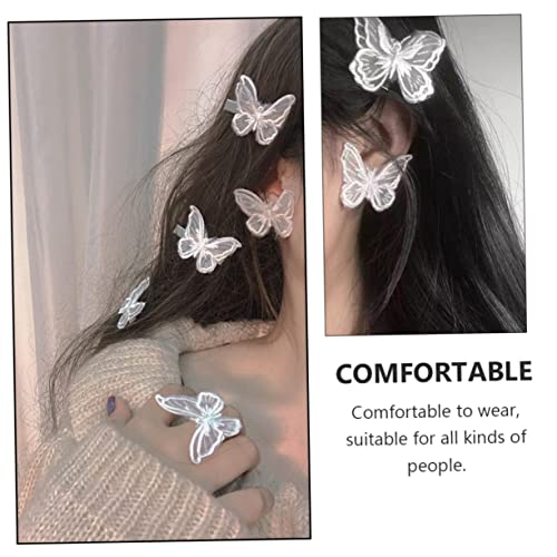 BESPORTBLE Schmetterlings-ohrringe Süßer Damen-ohrschmuck Weiß Hochwertiger Ohrstecker Für Alltags Und Abendkleidung von BESPORTBLE