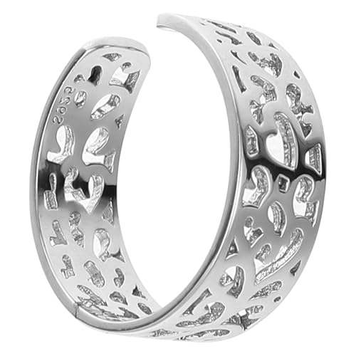 BESPORTBLE 1Stück Verstellbarer Ethnic Style Toe Ring Sterling Silber Dekorativer Hohlring für Damen und Herren Stilvolles Schmuckgeschenk für Anlässe Wie Weihnachten und Geburtstage von BESPORTBLE