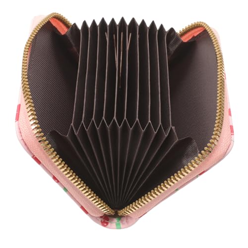 BESPORTBLE Kleines Kartenetui Für Damen Mit Reißverschluss Geldbörse Aus Pu-Material Kartenetui Mit Münzfach Für Kreditkarten Und Münzen von BESPORTBLE