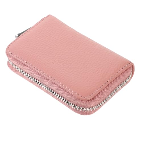 BESPORTBLE Kreditkartenetui Für Damen Kompakte Geldbörse Mit Reißverschluss RFID-geschützt Stylisches Kartenhalter-Design Für Reisen Und Alltag von BESPORTBLE