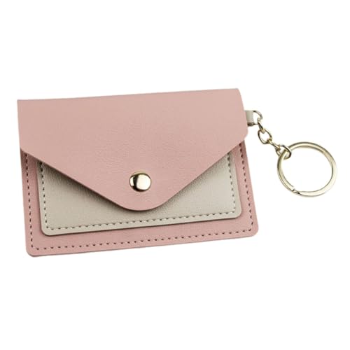 BESPORTBLE Kreditkartenetui für Damen Modischer Kartenhalter mit Schlüsselanhänger Druckknopf Reisen Partys Kleine Geldbörse mit Quasten von BESPORTBLE