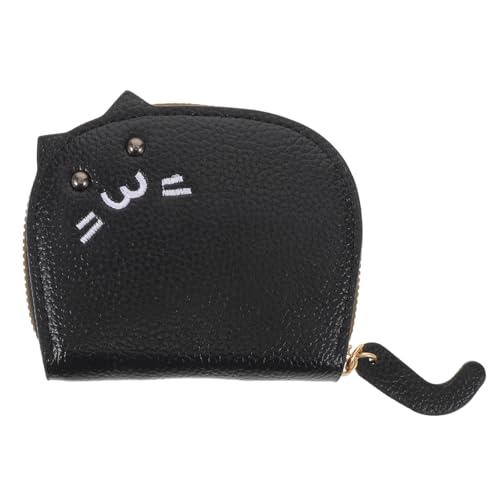 BESPORTBLE Kreditkartenetui für Damen: Katzen-Wechseltasche für Damen – Münzgeldbörse mit Mehreren Fächern – Reisekarten-Organizer – Sichere Akkordeontasche von BESPORTBLE