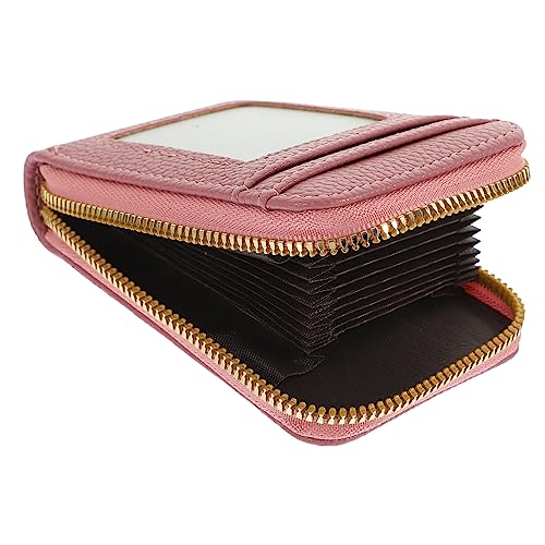 BESPORTBLE Kreditkartenhalter Tragbares Kartenetui Mit Reißverschluss Kleiner Kartenbehälter Aus Kartenetui Für Ausweise Und Bankkarten Praktische Kartentasche Für Hosentasche von BESPORTBLE