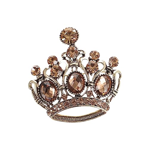 BESPORTBLE Kronenbrosche Legierung für Damen Anstecknadel zur Dekoration von Kleidern Taschen Schals Hochzeiten Besondere Anlässe von BESPORTBLE