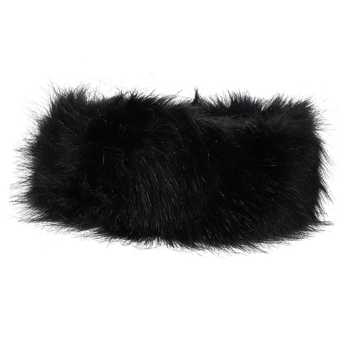 BESPORTBLE Faux Fur Stirnband Für Damen Warmes Haaraccessoire Aus Kunstfell Für Kalte Wintertage Stylischer Ohrenwärmer Für Freizeitaktivitäten Alltag von BESPORTBLE