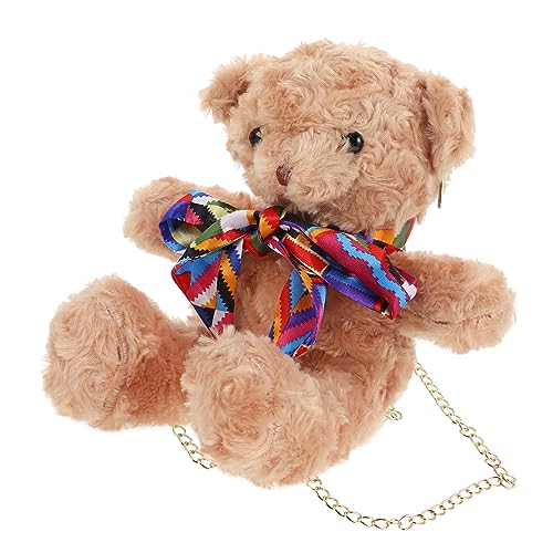 BESPORTBLE Kuschelige Umhängetasche Plüsch Crossbody Bag für Mädchen Strapazierfähig Alltagstasche Niedlich von BESPORTBLE