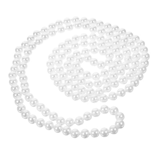 BESPORTBLE Lange Damen Perlenkette Schmuck Dekorative Statement Halskette Doppellagig Leichter Look für Party Banquet Vielseitige Modeaccessoire von BESPORTBLE