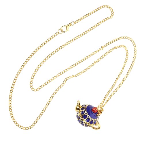 BESPORTBLE Lange Emaille Teekannen Anhänger Halskette Damen Pullover Kette Modischer Schmuck Leicht und Langlebig Vielseitig für Party Festival Urlaub Geeignet BESPORTBLE Lange Emaille Teekannen Anhänger Halskette Damen Pullover Kette Modischer Schmuck Leicht und Langlebig Vielseitig für Party Festival Urlaub Geeignet von BESPORTBLE