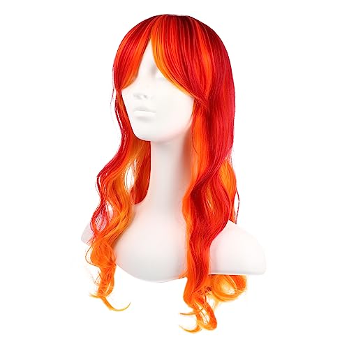 BESPORTBLE Lange Lockige Damenperücke Stylische Haarperücke mit Cosplay Partys Atmungsaktiv Angenehm zu Handgefertigt Hochwertigem Kunsthaar BESPORTBLE Lange Lockige Damenperücke Stylische Haarperücke mit Cosplay Partys Atmungsaktiv Angenehm zu Handgefertigt Hochwertigem Kunsthaar von BESPORTBLE