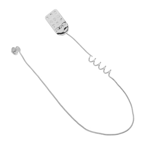 BESPORTBLE Lange Telefonnummer Ohrstecker Metall Drop Earrings Retro Draht Design Damen Statement Schmuck Vintage Ohrhänger Komfortabel Leicht Alltagsmode von BESPORTBLE