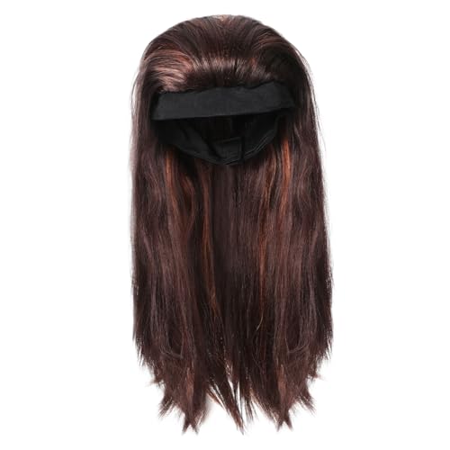 BESPORTBLE Langhaar-perücke mit Headband Gerade Synthetische Haare Verstellbar und Knotenfrei Einfach zu Tragen für Damen Vielseitig für Alltag Party und Cosplay Geeignet von BESPORTBLE