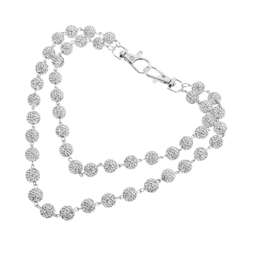 BESPORTBLE Layered Rhinestone Waist Chain für Herren Hosenkette mit Funkelnden Strasssteinen Vielseitiges Accessoire für Jeans Shorts und Hosen Trendiger Hip Hop Stil für Alltag und Party von BESPORTBLE