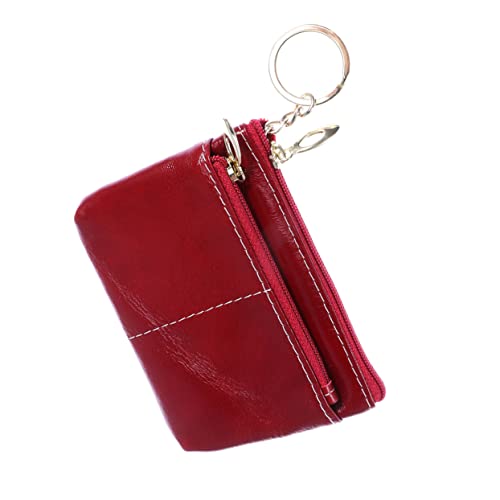 BESPORTBLE Vintage-ledergeldbörse Für Damen Münzgeldbörse Mit Reißverschluss Damen-kreditkartenetui Für Kleingeld Scheine Karten Praktische Reissverschlusstasche Für Alltag von BESPORTBLE