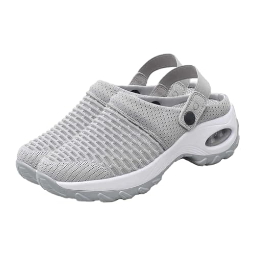 BESPORTBLE Leichte Atmungsaktive Damen Sandalen mit Rutschfester Sohle und Mesh obermaterial Modische Casual Fitness Pantoletten für Sommerlichen Komfort und Vielseitigen Outdoor einsatz von BESPORTBLE