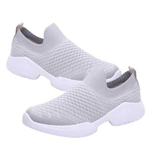 BESPORTBLE Leichte Atmungsaktive One Step Mesh Sneaker Damen Bequeme Flache Sportschuhe rutschfeste Outdoor Freizeitschuhe für Alltag und Spaziergänge von BESPORTBLE