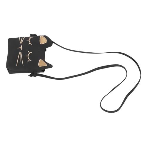 BESPORTBLE Leichte Crossbody Tasche mit Katzenmotiv Mini Umhängetasche für Mädchen Handliche Schultertasche mit Dünnem Gurt Modische Kleine Geldbörse für Schule und Freizeit von BESPORTBLE