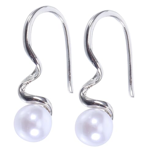 BESPORTBLE Leichte Perlenohrringe Damen Geometrische Statement Ohrstecker Modeschmuck für Alltag und Hochzeit von BESPORTBLE