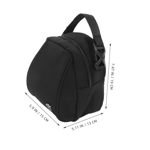 BESPORTBLE Schwarze Leichte Umhängetasche Modische Schultertasche Für Handy Kleine Freizeittasche Mit Fächern Vielseitige Kuriertasche Für Täglichen Gebrauch von BESPORTBLE