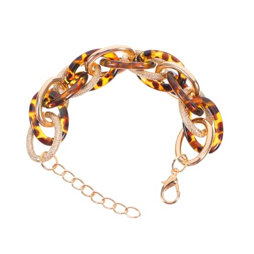 BESPORTBLE Leopard Print Armband Vintage Stil Mehrlagig Modisch Damen Schmuck Elegant Statement Accessoire für Alltag und Besondere Anlässe von BESPORTBLE