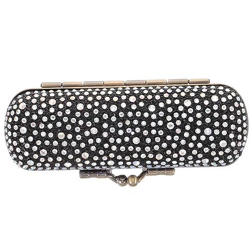 BESPORTBLE Lipstick Organizer Mit Spiegel Eleganter Lippenstifthalter Im Antiken Design Tragbare Kosmetiktasche Für Reisen Und Alltag Für Frauen Und Partys von BESPORTBLE