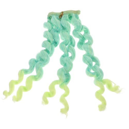 BESPORTBLE Lockige Puppenperücke mit Farbverlauf Hochtemperaturfaser Sanft und Realistisch DIY Puppenhaar für Handwerk und Puppenstyling Langlebig und Einfach zu Befestigen BESPORTBLE Lockige Puppenperücke mit Farbverlauf Hochtemperaturfaser Sanft und Realistisch DIY Puppenhaar für Handwerk und Puppenstyling Langlebig und Einfach zu Befestigen von BESPORTBLE