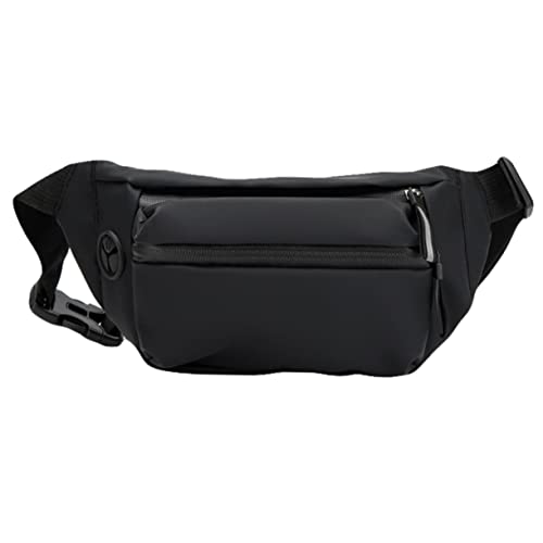 BESPORTBLE Praktische Verstellbare wasserdichte Herren-Waist Bag Für Outdoor-aktivitäten Für Reisen Sport Und Freizeit Schwarz von BESPORTBLE