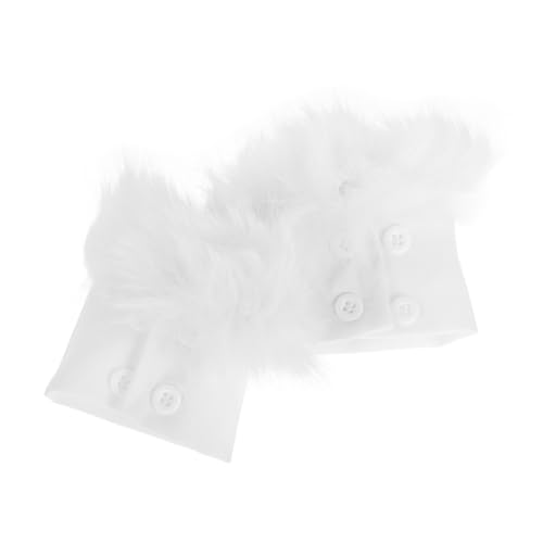 BESPORTBLE Maomao 1 Paar Fake Fuzzy Handgelenksmanschetten Kunstfell Handgelenksmanschetten Plüsch Weiß BESPORTBLE Maomao 1 Paar Fake Fuzzy Handgelenksmanschetten Kunstfell Handgelenksmanschetten Plüsch Weiß von BESPORTBLE