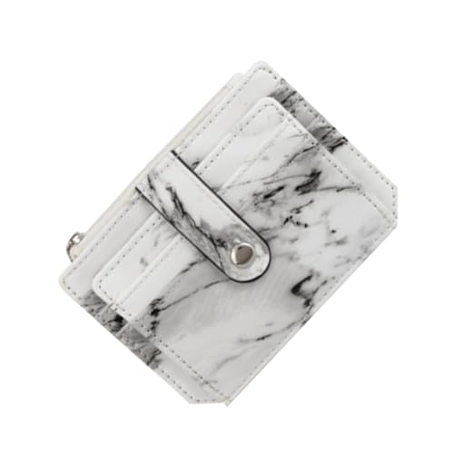 BESPORTBLE Marbling Coin Purse mit Snap Verschluss Mehrfache Kartenfächer Kompakte Geldbörse für Damen und Herren Vielseitiger Kartenhalter und Münzfach für Alltag und Shopping von BESPORTBLE