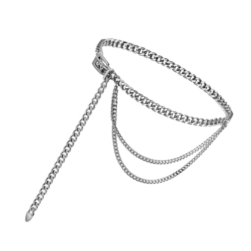 BESPORTBLE Kettengürtel Für Damen Aus Metall Verstellbarer Taillengürtel Mit Ketten Herz-hüftkette Als Schmuckzubehör Für Kleider Und Jeans Für Alltag Und Partys von BESPORTBLE