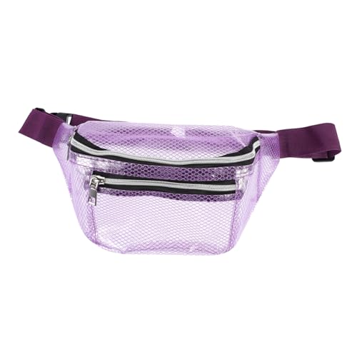 BESPORTBLE Messenger Bag Hüfttasche Transparente Gürteltasche Cross Body Reisetasche Seitentasche Schärpentaschen Für Sling Bag Transparente Geldbörse Transparente Tasche Mit Mesh von BESPORTBLE