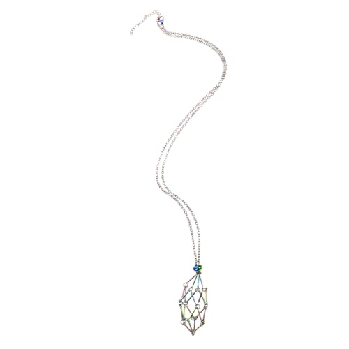 BESPORTBLE Metall Kristallanhänger Käfig Verstellbare Halskette Leerer Edelsteinhalter DIY Schmuckzubehör Damen Geschenkidee Langlebig und Elegant für Halsketten BESPORTBLE Metall Kristallanhänger Käfig Verstellbare Halskette Leerer Edelsteinhalter DIY Schmuckzubehör Damen Geschenkidee Langlebig und Elegant für Halsketten von BESPORTBLE