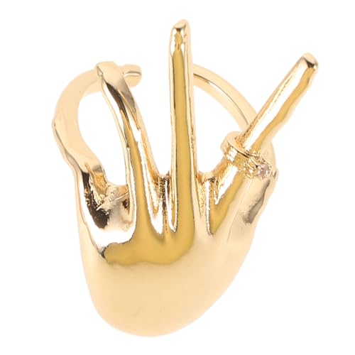 BESPORTBLE Retro-kupfer-verstellring Für Damen Mit Zirkonia-edelsteinen Vintage-gothic-stil Offenem Design Für Zeigefinger Individuell Anpassbar von BESPORTBLE