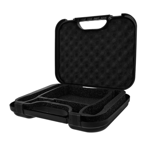 BESPORTBLE Mikrofon-Tragetasche Hartschalen-reisebox Für Kondensatormikrofone Und Musikaufnahmezubehör Mit Praktischem Handdesign Und Organizer-fächern Für Zubehör Und Kabel von BESPORTBLE