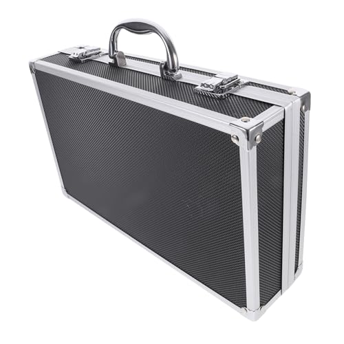 BESPORTBLE Mikrofonkoffer 2 Stück Schützende Aufbewahrungsbox für Drahtlose Mikrofone Stabiler Organizer aus Aluminium für Karaoke und Aufnahmeräume Langlebig und Praktisch von BESPORTBLE