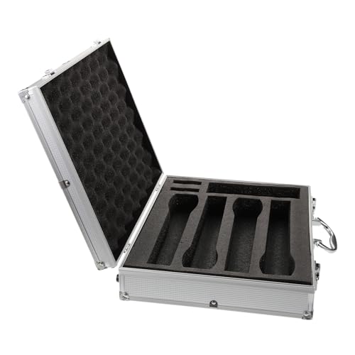 BESPORTBLE Mikrofonkoffer für Kabellose Mikrofone Tragbar mit Griff Hartschalen Mikrofon Organizer Stabiler Schutz für Unterwegs von BESPORTBLE