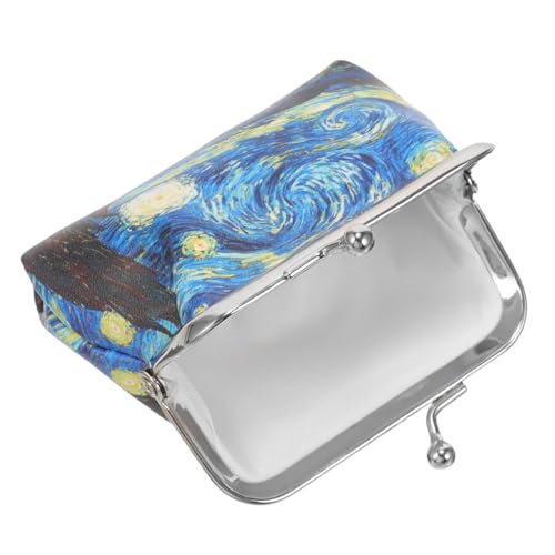 BESPORTBLE Mini Geldbörse Geldbörse Metall Kleine Geldbörse Für Damen Geldbörse Aus Polyester Pu Leder von BESPORTBLE