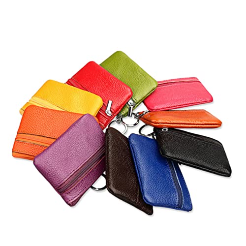 BESPORTBLE Mini -Handtasche Brieftaschen Geldbörse für Frauen Geldbeutel Münzbeutel PU-Kartenhalter Münzhalter aus PU-Leder Kartenhalter für Damen Schlüsseletui Violett von BESPORTBLE
