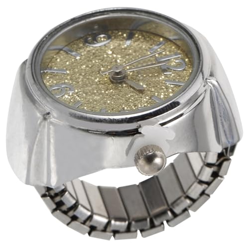BESPORTBLE Minimalistische Digitale Ringuhr für Damen und Herren Kleine Robustes Design Langlebiges Material Silberne Fingeruhr mit Gelbem Vielseitig Kombinierbar BESPORTBLE Minimalistische Digitale Ringuhr für Damen und Herren Kleine Robustes Design Langlebiges Material Silberne Fingeruhr mit Gelbem Vielseitig Kombinierbar von BESPORTBLE