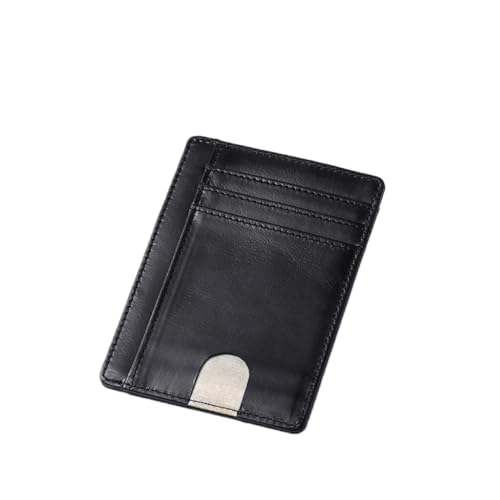 BESPORTBLE Minimalistische Herren Geldbörse RFID Wallet mit Münzfach Diebstahl Kartenetui für Vorderentasche Elegantes Design für Kreditkarten Ausweis von BESPORTBLE
