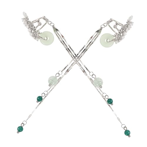 BESPORTBLE Minimalistische Ohrclip Quasten Ohrringe Damen Zirkonia Dangle Ohrschmuck Leicht Elegant Für Alltag Festliche Anlässe Silber von BESPORTBLE