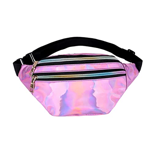 BESPORTBLE Handytasche Zum Umhängen Für Damen Glänzende Hüfttasche Brusttasche Tragbare Aufbewahrungstasche Für Freizeit Reisen Wandern Radfahren Gehen Büro von BESPORTBLE