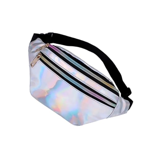 BESPORTBLE Taillentasche Glänzend Damen Brusttasche Tragbare Lässige Hüfttasche Aufbewahrungstasche Für Reisen Wandern Radfahren von BESPORTBLE