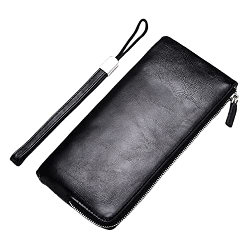 BESPORTBLE Reißverschluss-geldbörse Für Herren Mit Handytasche Stylische Lange Geldbörse Aus Outdoor-reisegeldbörse Mit Kartenfächern Und Platz Für Bargeld Und Münzen Praktische Business-Geld von BESPORTBLE