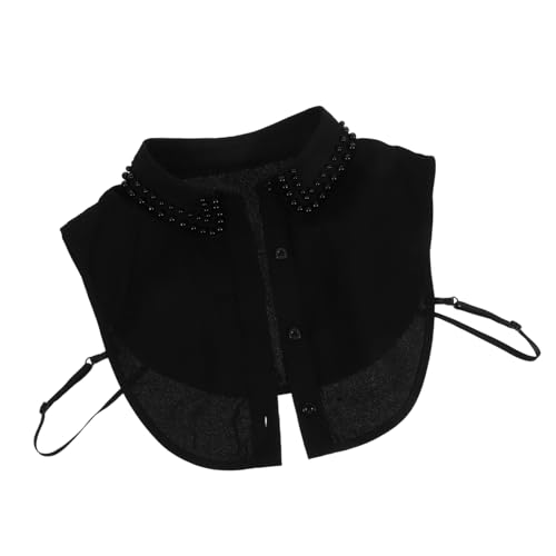 BESPORTBLE Dekorativer Abnehmbarer Kragen Für Damen Schmuckkragen Aus Polyester Imitation Perlen Fake Collar Leicht Und Zu Tragen Für Outfits Und Shirts von BESPORTBLE