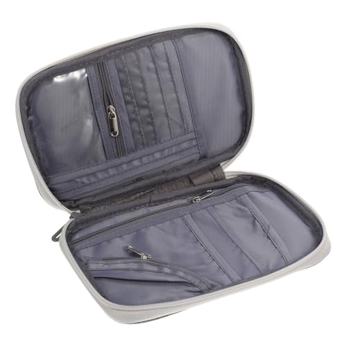 BESPORTBLE Multi Funktions Reisepass Geldbörse Oxford Stilvolle Kartenetui mit Reißverschluss und Sicher für Reisen und Alltag für Herren und Damen von BESPORTBLE