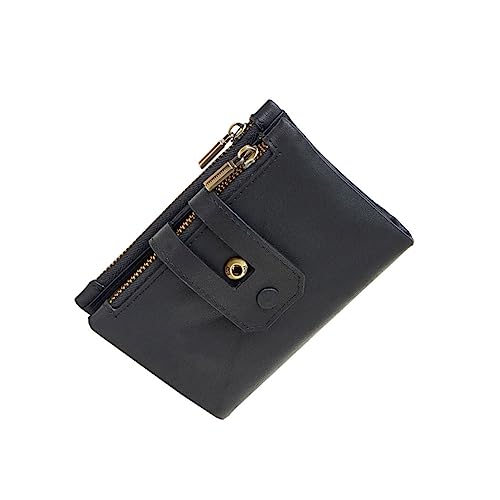 BESPORTBLE Multifunktionale Herren Geldbörse mit Doppelreißverschluss Retro für Männer Großes Fassungsvermögen für Kreditkarten Ausweis Bargeld Perfektes zu Besonderen Anlässen von BESPORTBLE