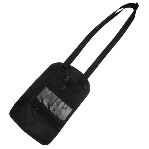 BESPORTBLE RFID-Tasche Mit Reißverschluss Reisepasshülle Organizer Für Damen Reise-brustbrieftasche Mit Dokumentenhalter Halsbrieftasche Für Herren Zum Aufbewahren Von Pässen Und von BESPORTBLE