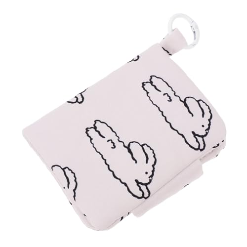 BESPORTBLE Multilagige Kleine Münzbörse Damen mit Kartenetui und Münzfach Weiches Langlebiges Material Kompaktes Schlüsselanhänger Portemonnaie für Kopfhörer Kabel und Kleingeld Praktischer von BESPORTBLE